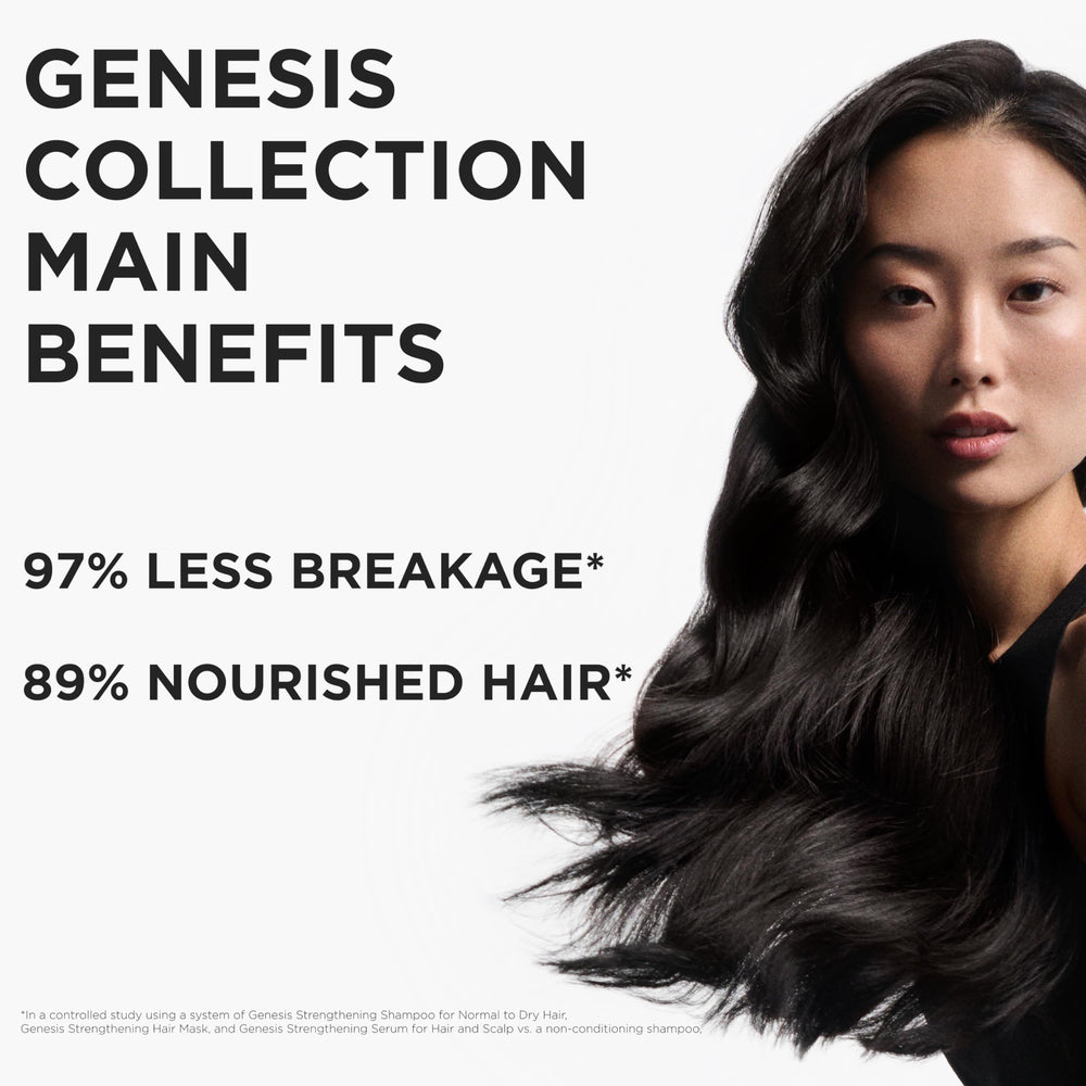 KÉRASTASE Genesis ginger root and coffee beans close-up highlighting active ingredients