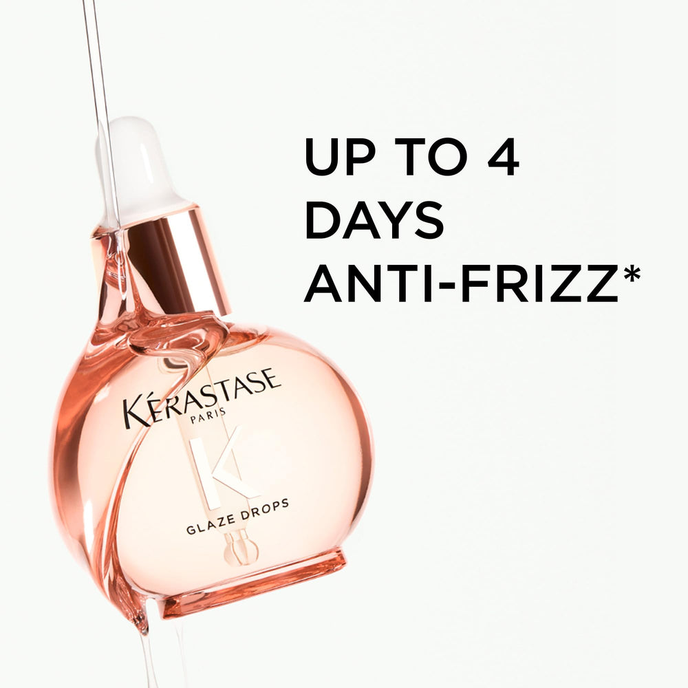 KÉRASTASE ingredient label close-up showing hyaluronic and glycolic acids