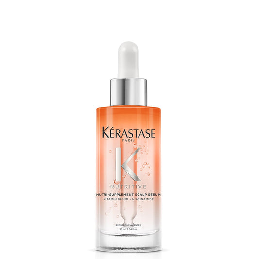 KÉRASTASE front bottle shows sleek design and fast hydration benefit