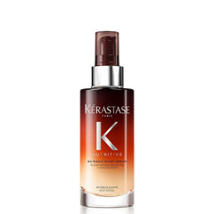 KÉRASTASE bottle front view showing overnight serum for hydrated hair