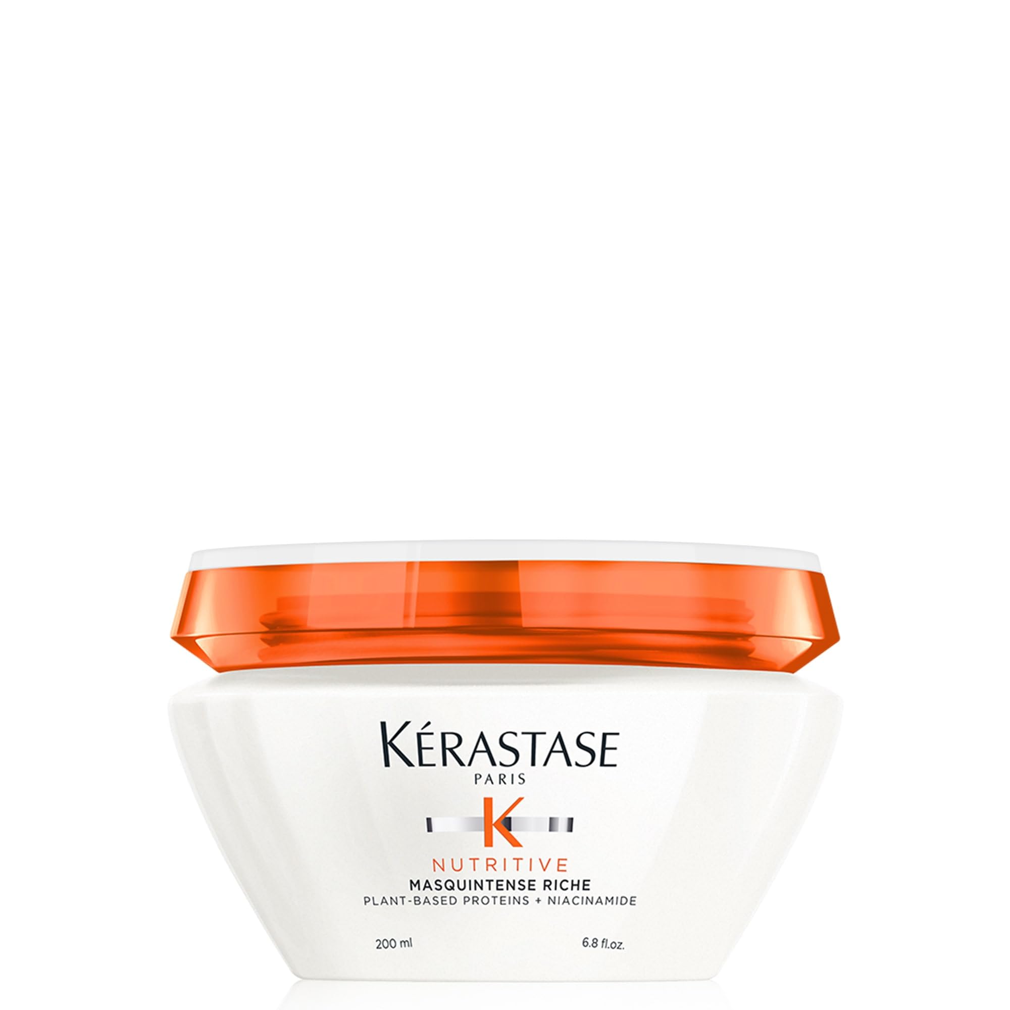 KÉRASTASE front packaging showing jar and label, communicates premium care