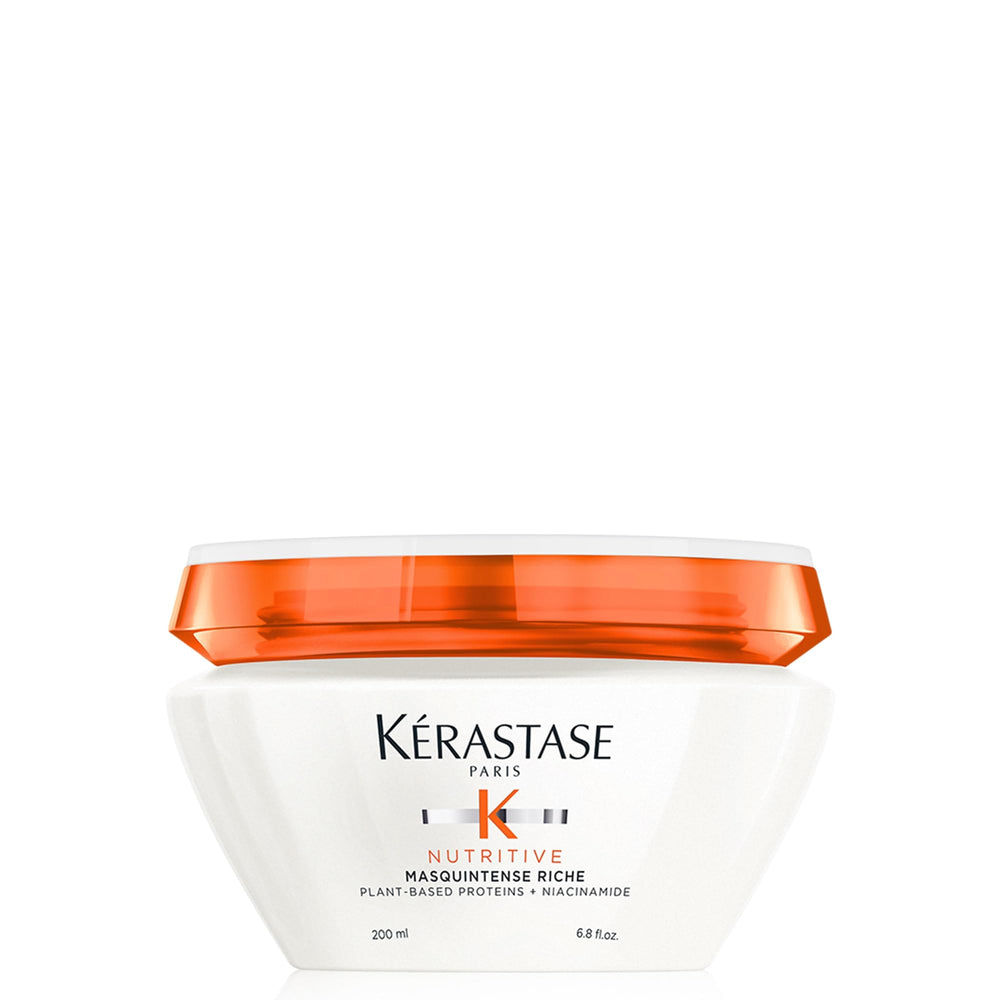 KÉRASTASE front packaging showing jar and label, communicates premium care