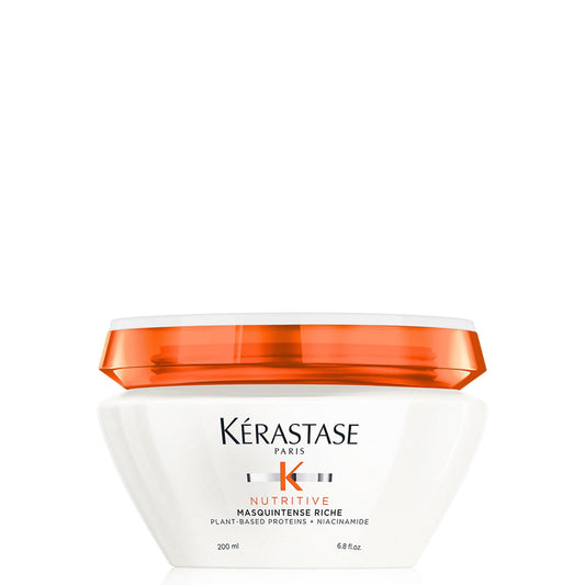 KÉRASTASE front packaging showing jar and label, communicates premium care
