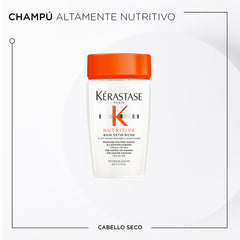 KÉRASTASE shampoo texture on hand demonstrating creamy lather and hydration