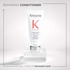 KÉRASTASE conditioner creamy texture close-up illustrating smooth application