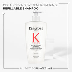 KÉRASTASE creamy lather on hand demonstrating gentle cleansing action
