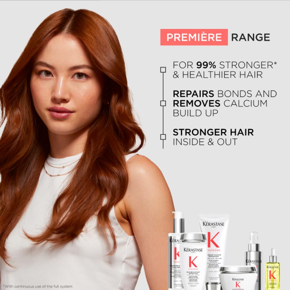 KÉRASTASE 30ml size next to common items to show compact travel-friendly benefit