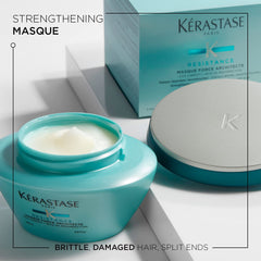 KÉRASTASE open jar showing creamy texture and concentrated repairing benefits