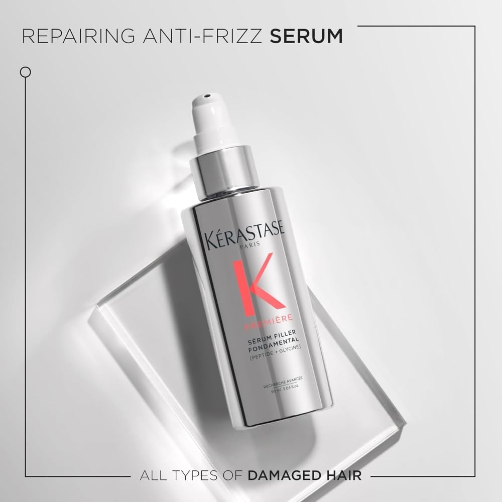 KÉRASTASE pump close-up dispensing serum for controlled application