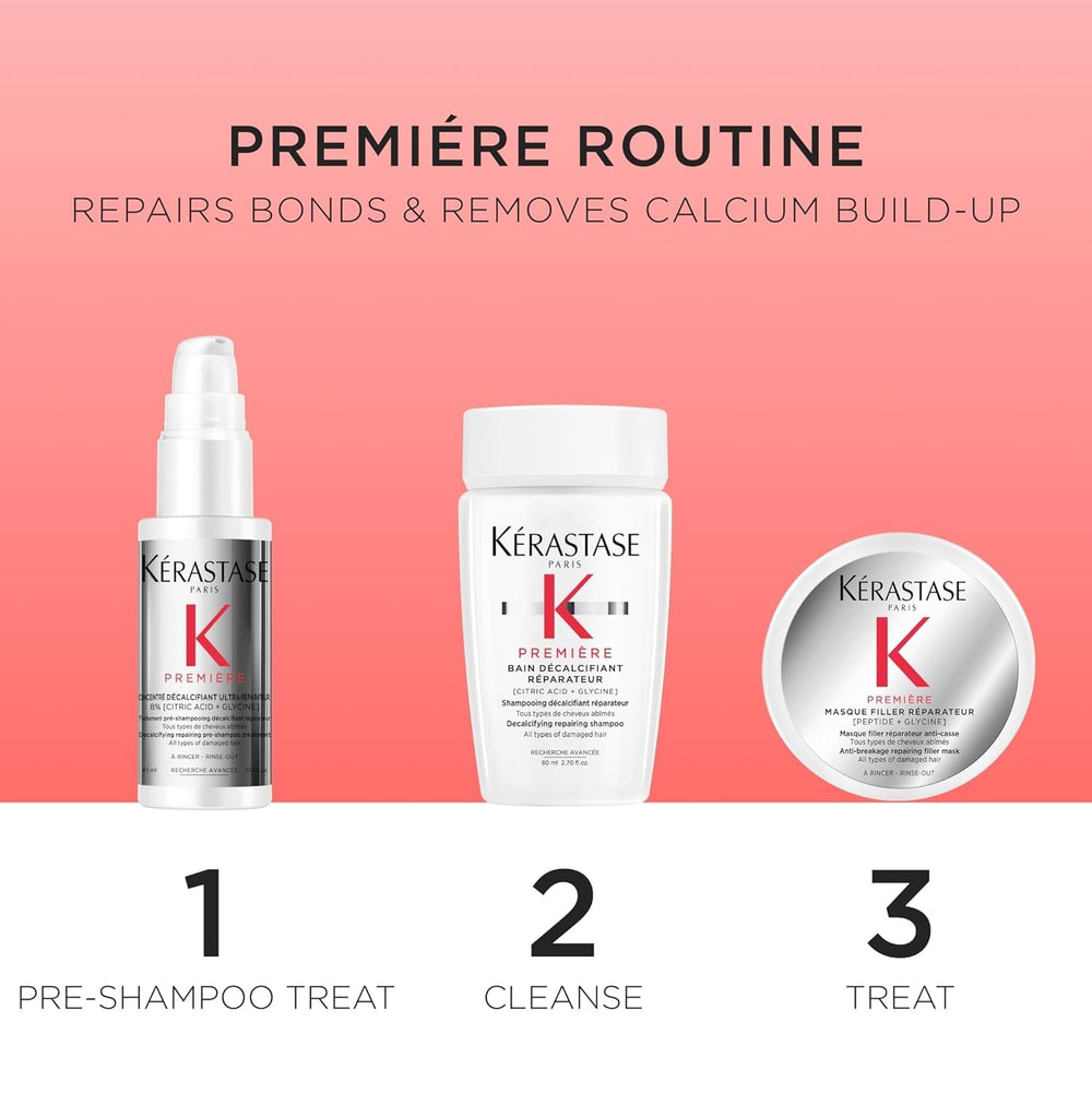 KÉRASTASE shampoo pump bottle dispensing cleanser for gentler detangling