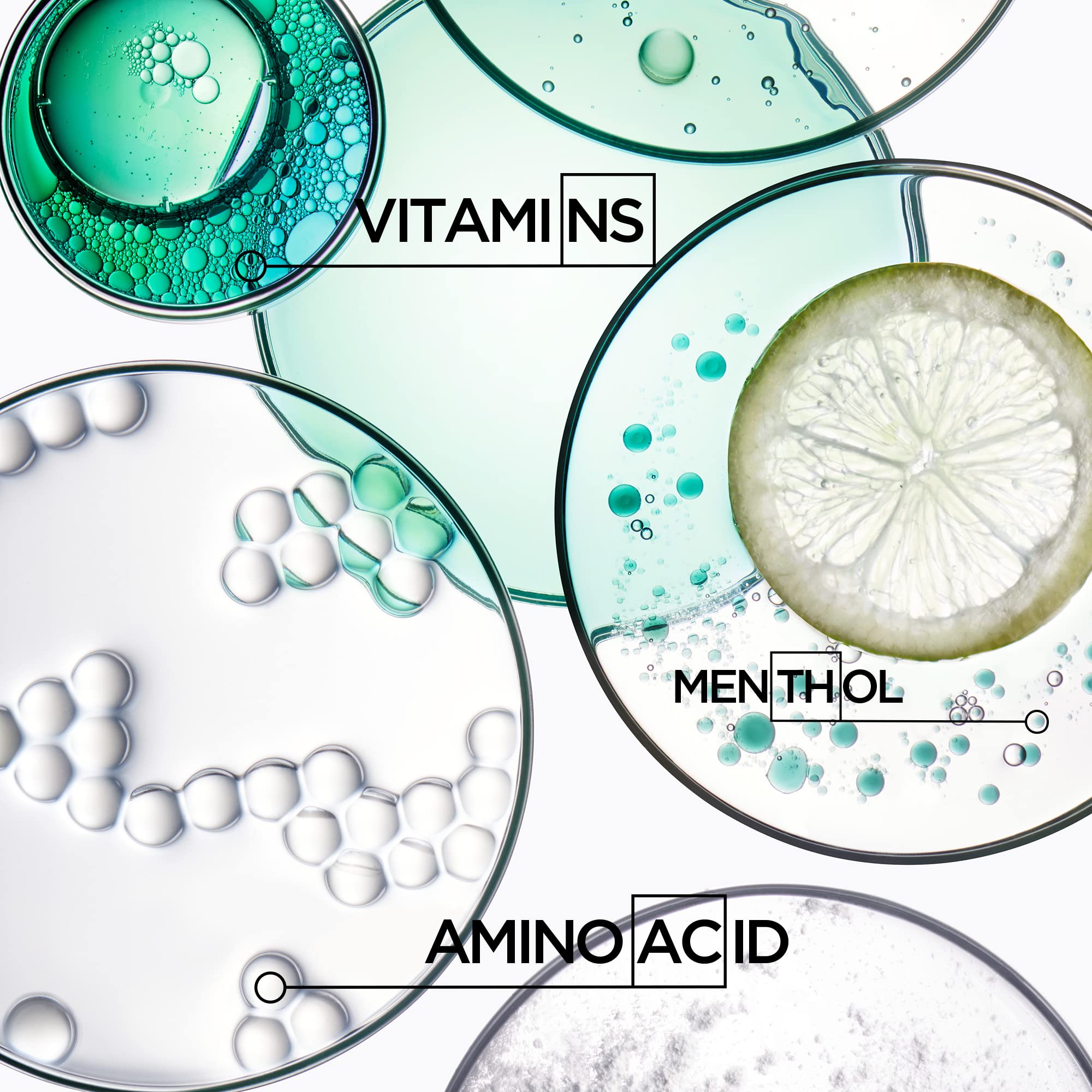 KÉRASTASE open cap and label detail highlighting ingredient benefits