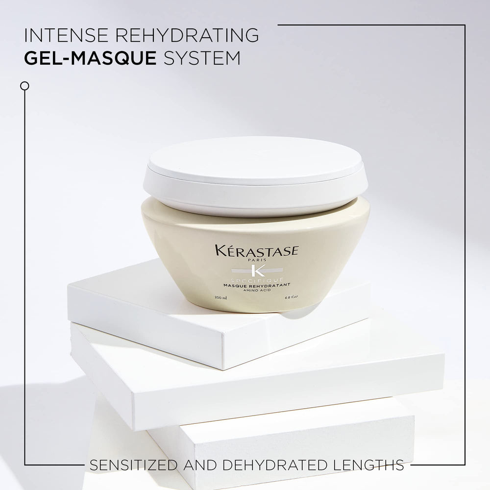 KÉRASTASE close-up of gel-cream texture delivering lightweight nourishment