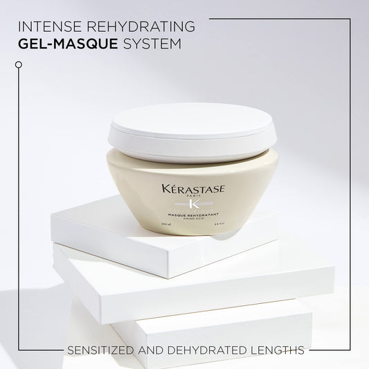 KÉRASTASE close-up of gel-cream texture delivering lightweight nourishment