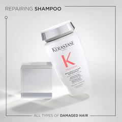 KÉRASTASE texture cream on fingers demonstrating easy spreadability and nourishment