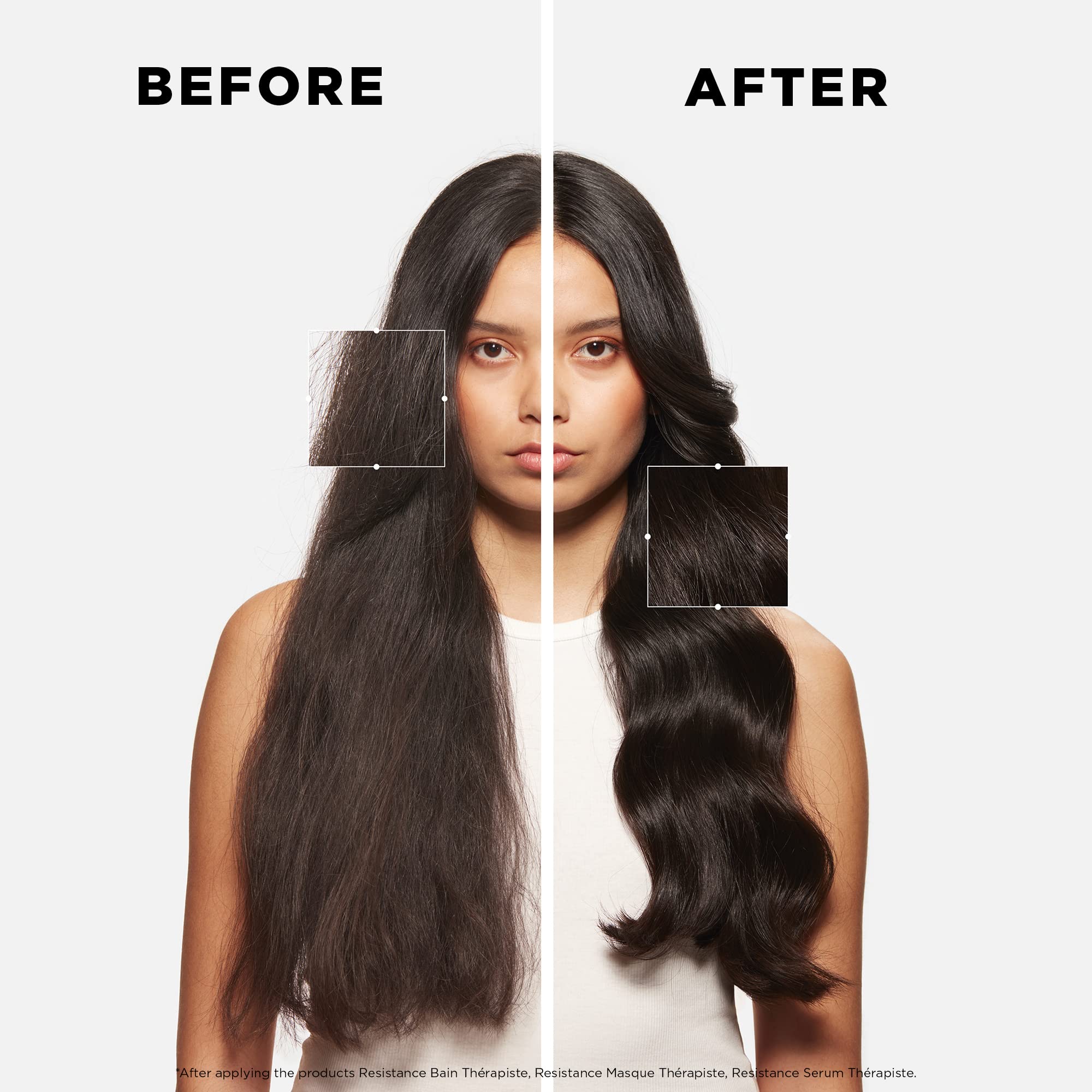 KÉRASTASE being applied to wet hair delivering restorative penetration benefit