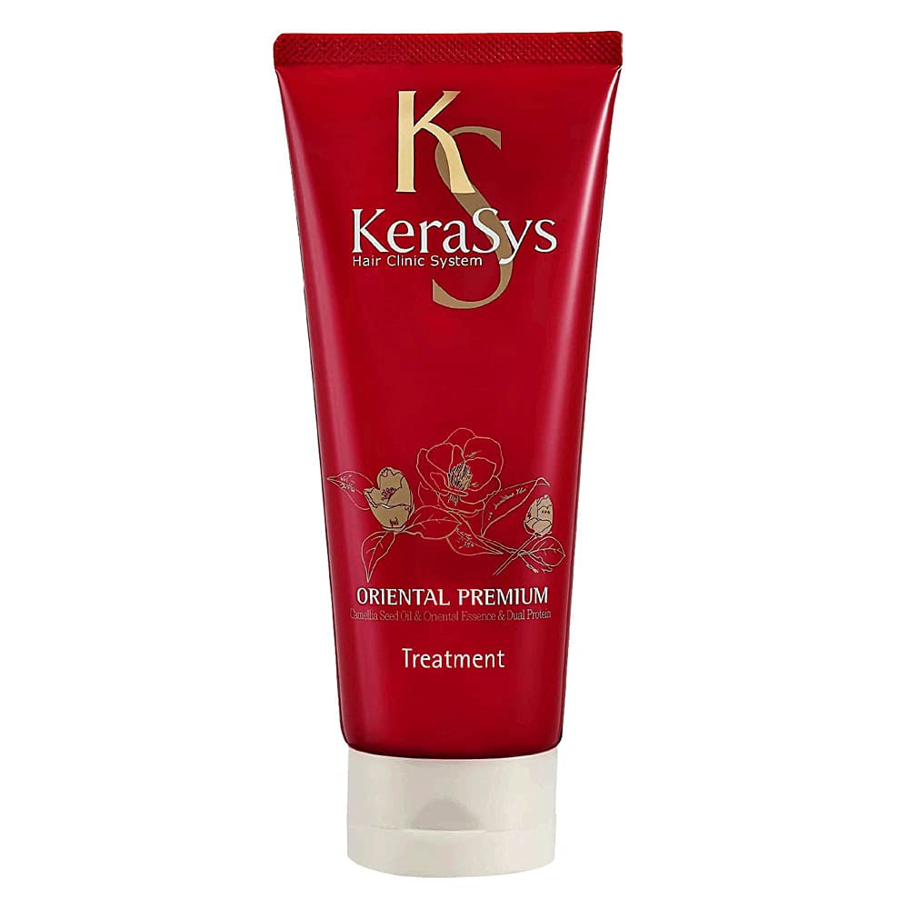 Kerasys front packaging showing product and benefit of salon-style conditioning