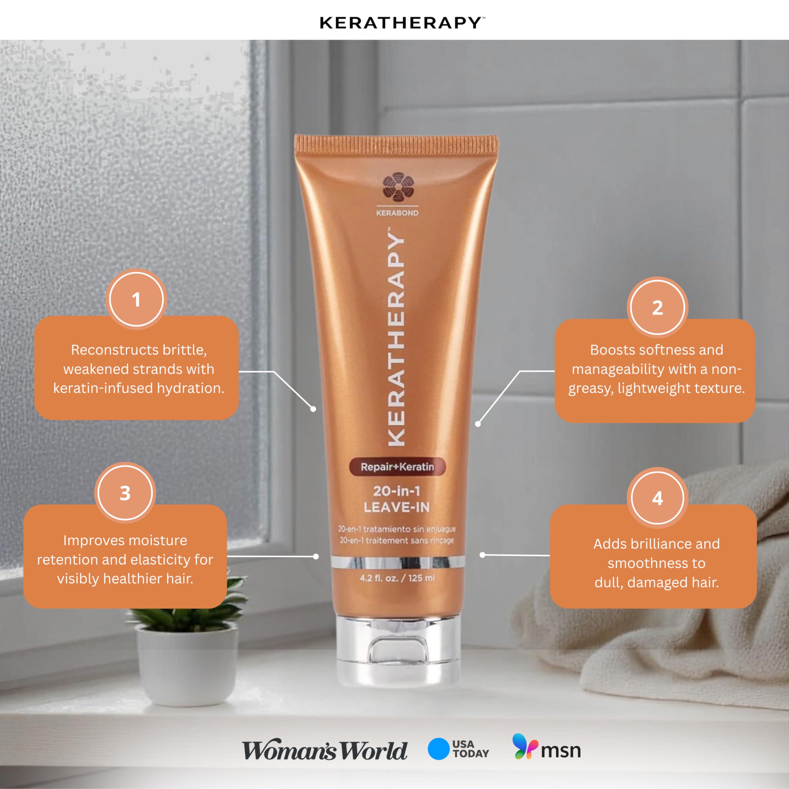 KERATHERAPY argan oil and caviar extract visual emphasizing nourishing ingredients