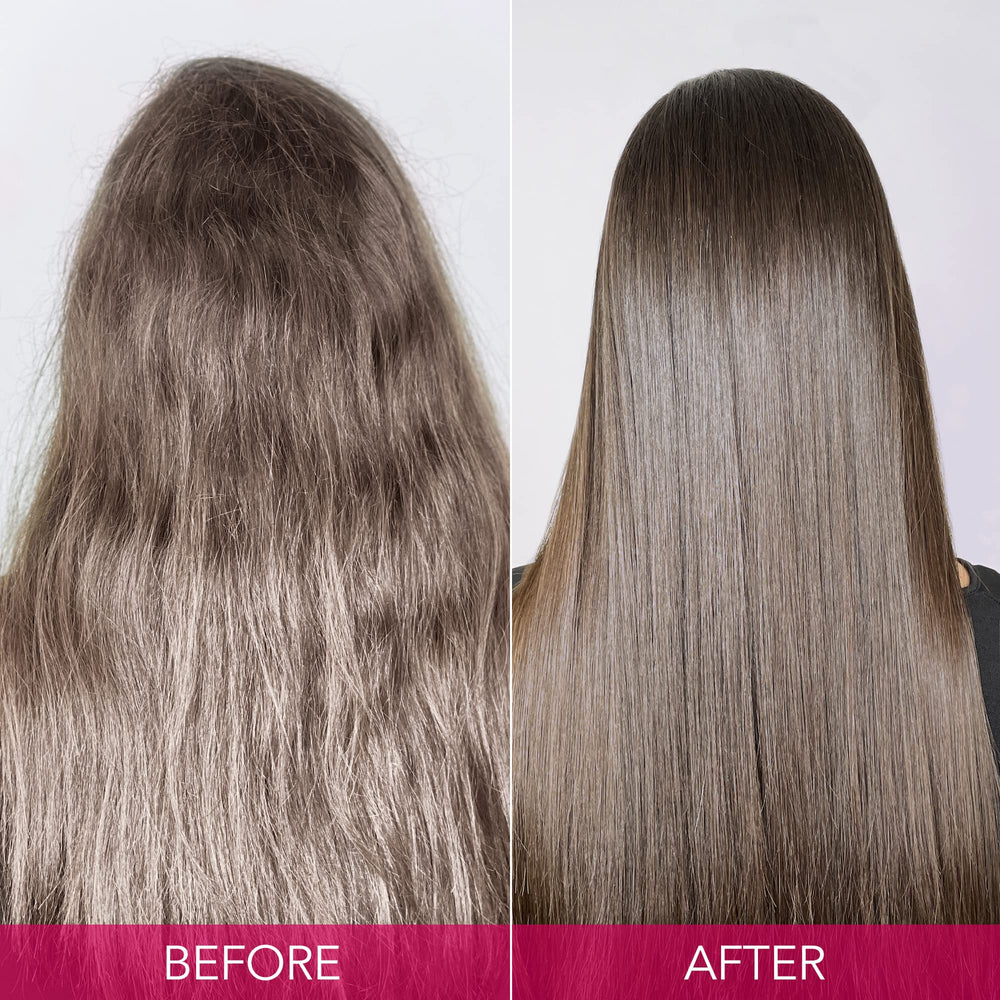 Keratin Complex close-up label highlighting keratin and protein ingredients benefits