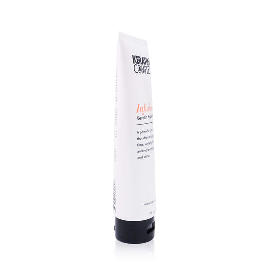 Keratin Complex cream texture close-up demonstrating smooth consistency and hydration