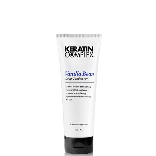 Keratin Complex front jar showing product and benefit of deep conditioning