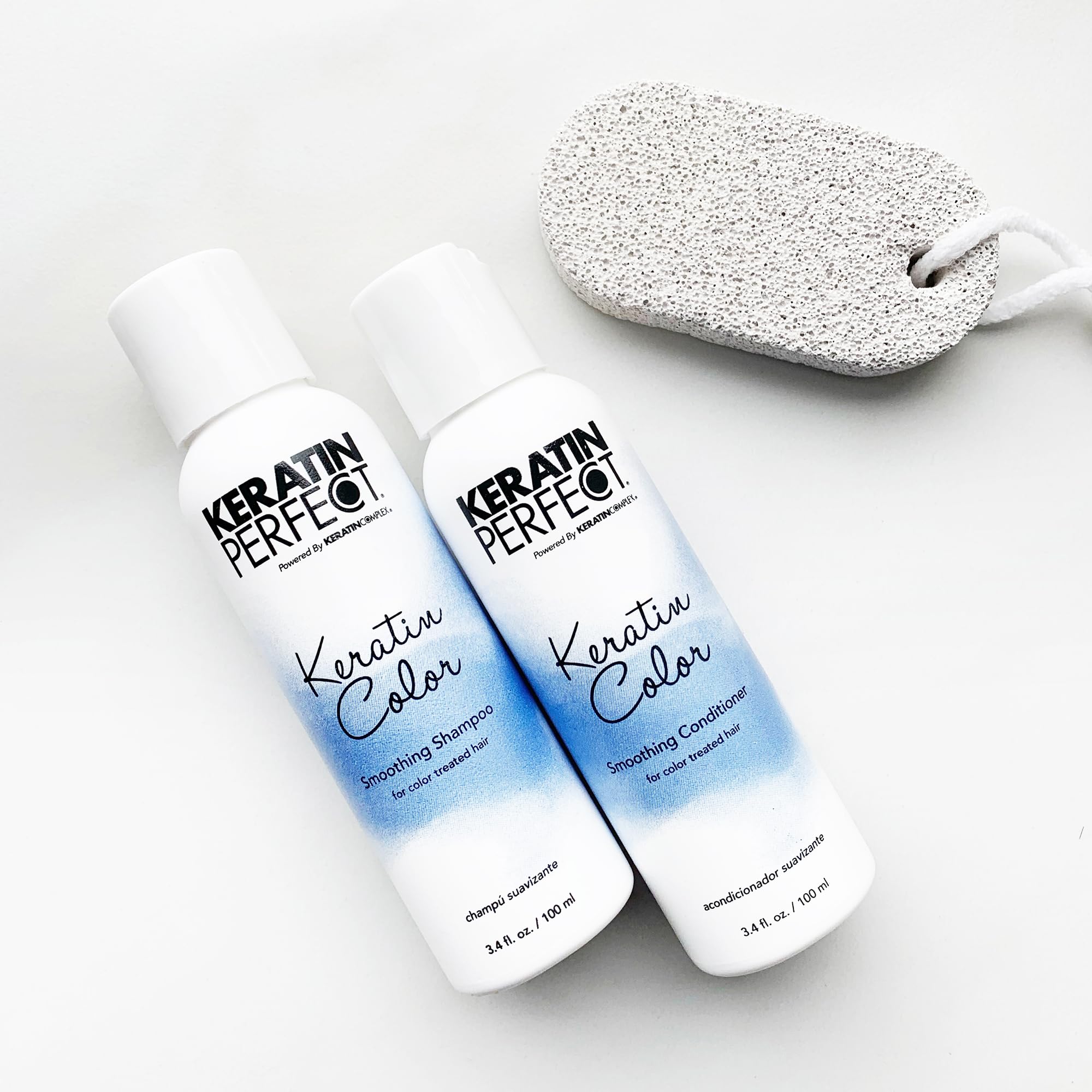 Keratin Perfect results on hair after use, smoother shinier and frizz-controlled