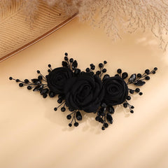 Kercisbeauty worn with half-up bridal hairstyle to add refined contrast