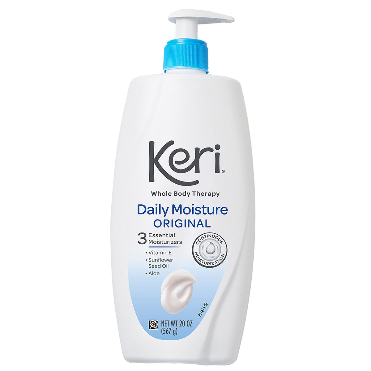 Keri bottle front packaging showing 20 oz and benefits