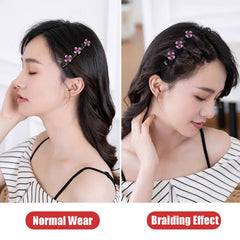 KERYALELA clips in braided hairstyle adding decorative accents