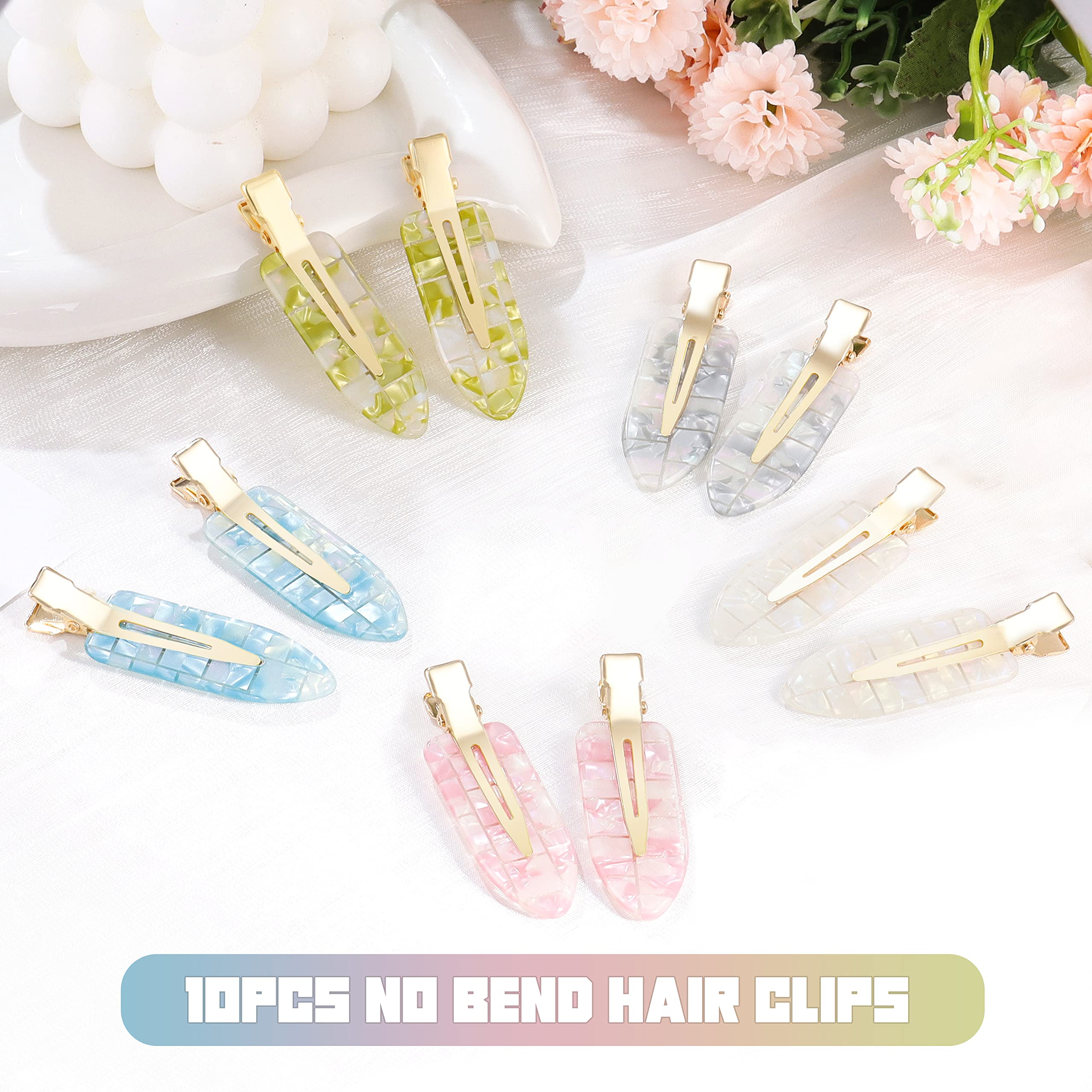 KesaPlan clip securing bangs during makeup, keeping hair crease-free