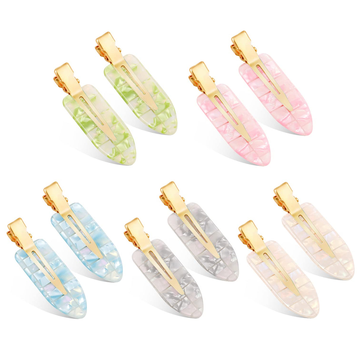 KesaPlan colorful clip set front view showing bright design and convenience