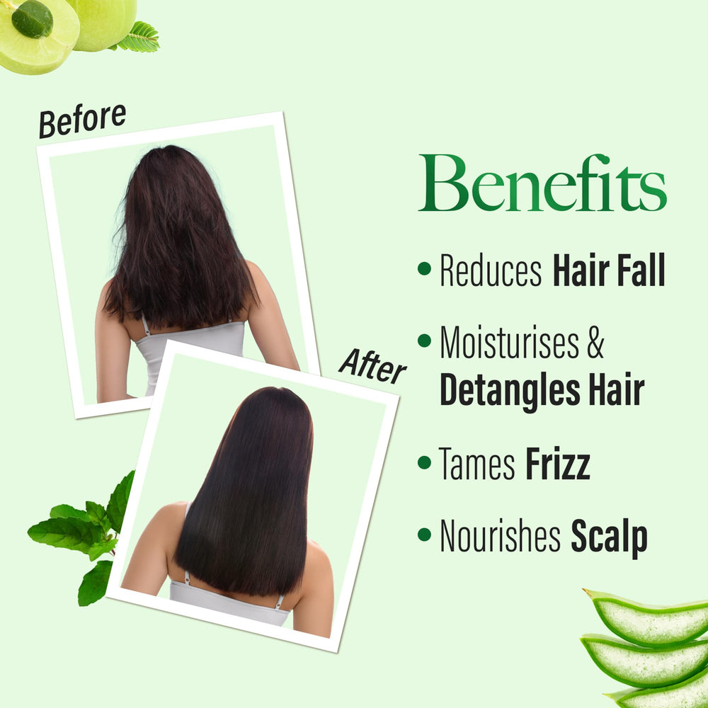KESH KING conditioner being applied in hand for easy detangling