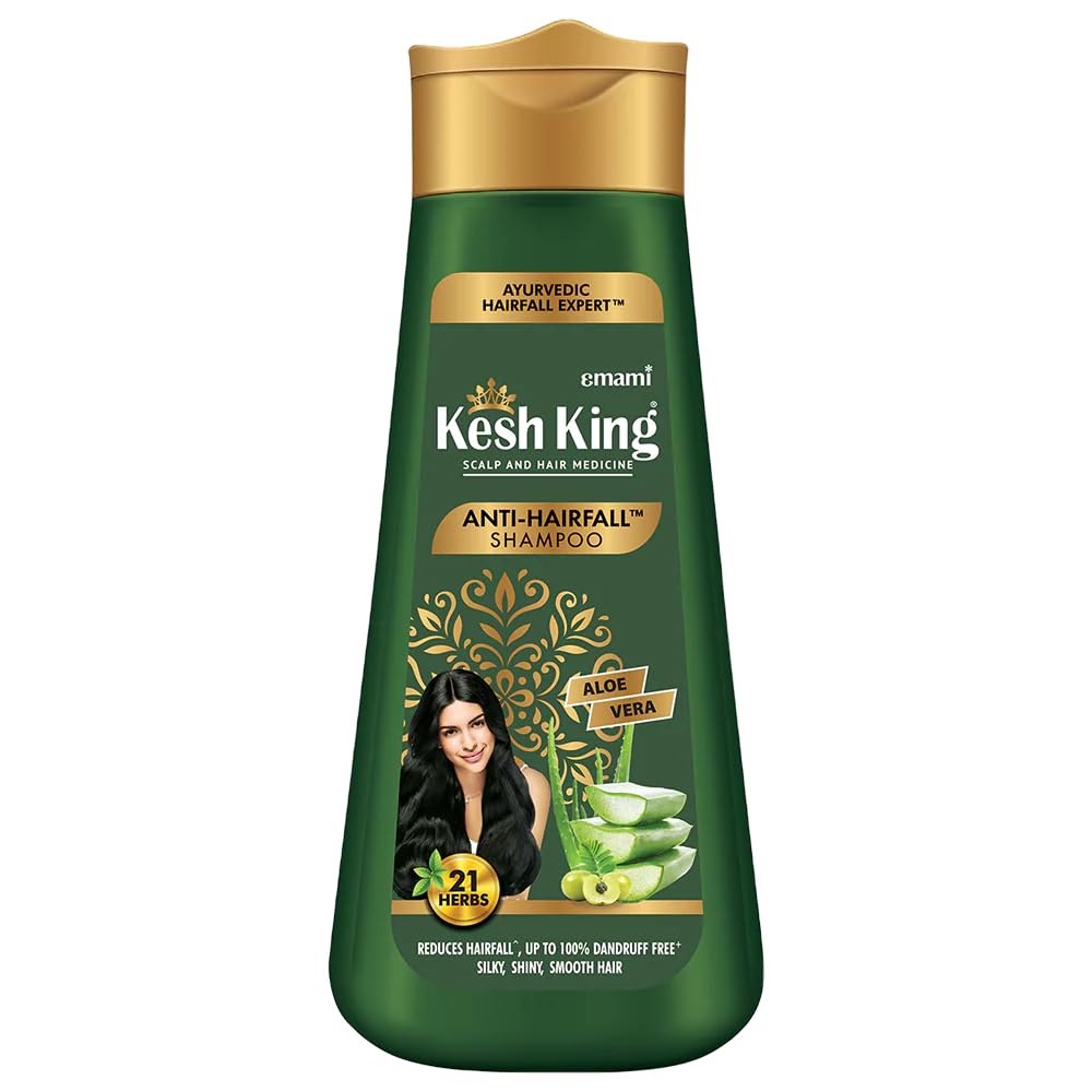 KESH KING front packaging showing bottle and label benefits