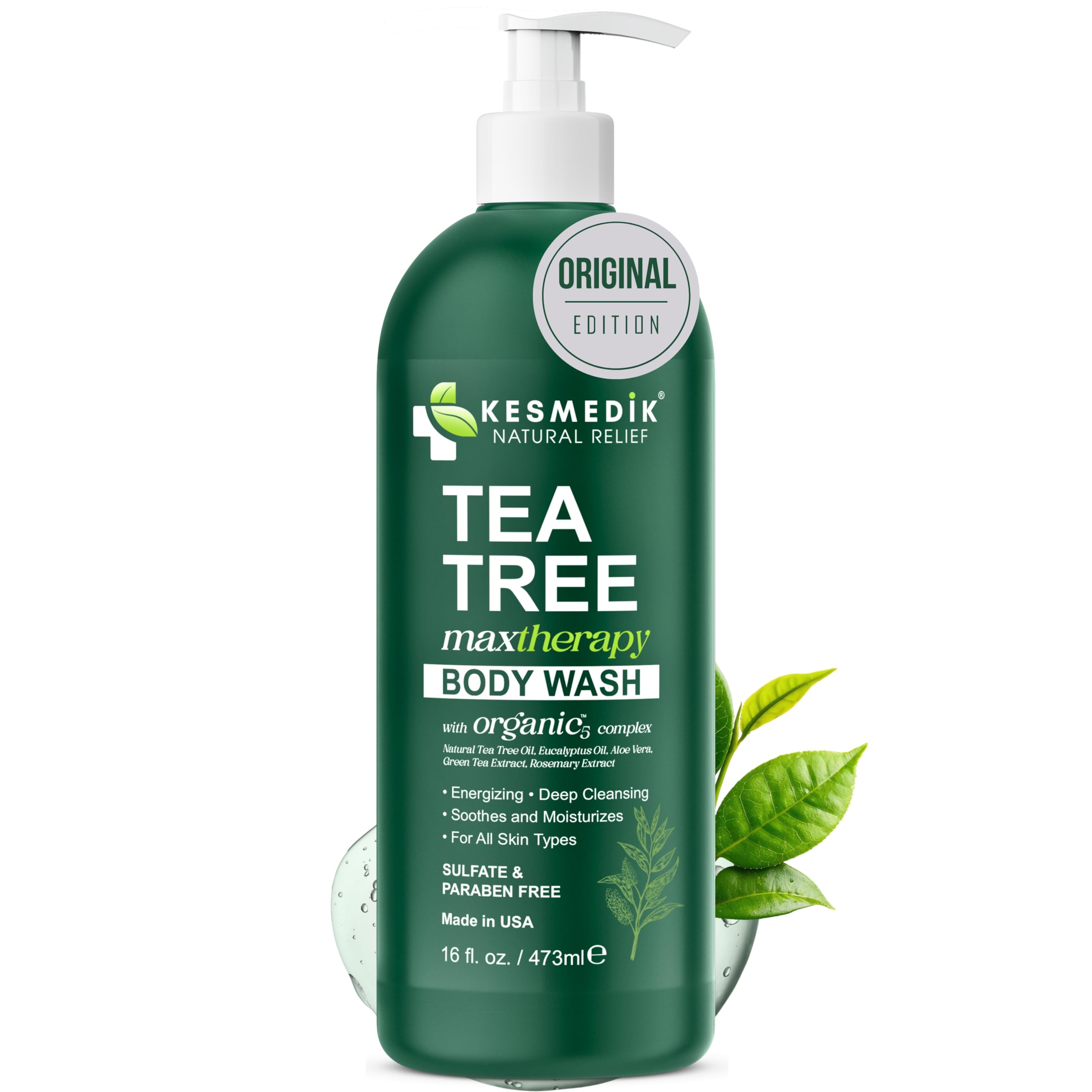KESMEDIK front bottle view showing clean design and two-pack benefit