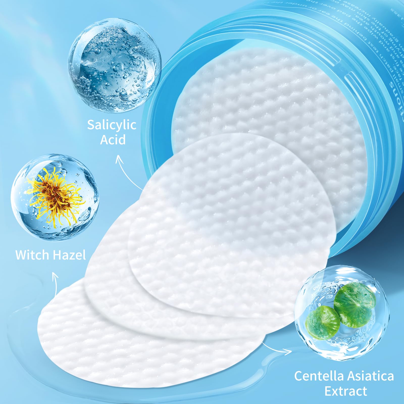 Kestper pad texture close-up revealing dual-texture design for gentle exfoliation