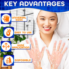 KETAR glove on hand demonstrating easy use and protection