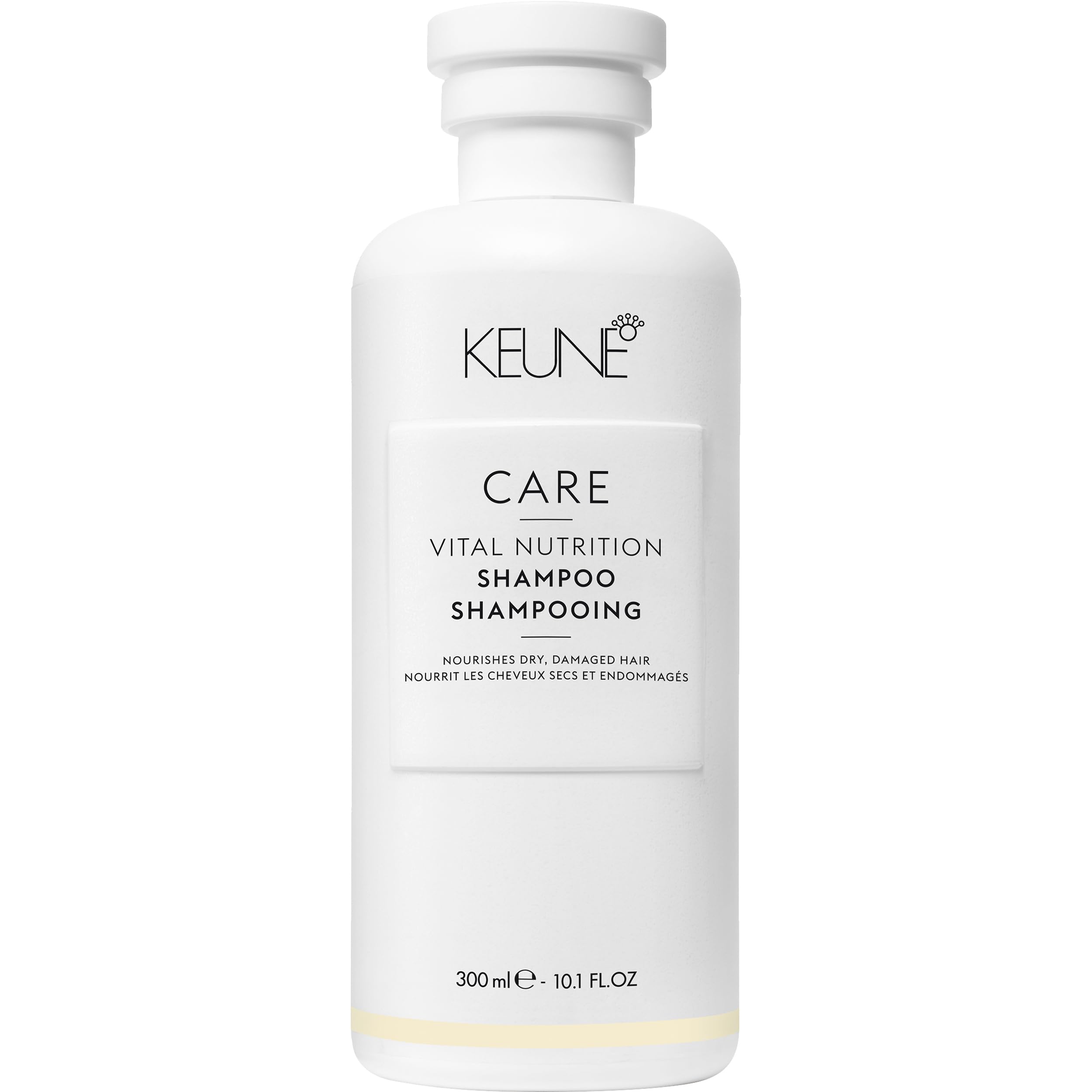 KEUNE front bottle view showing product and professional packaging benefits