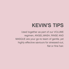 KEVIN.MURPHY fine hair after using ANGEL.WASH showing increased volume and shine