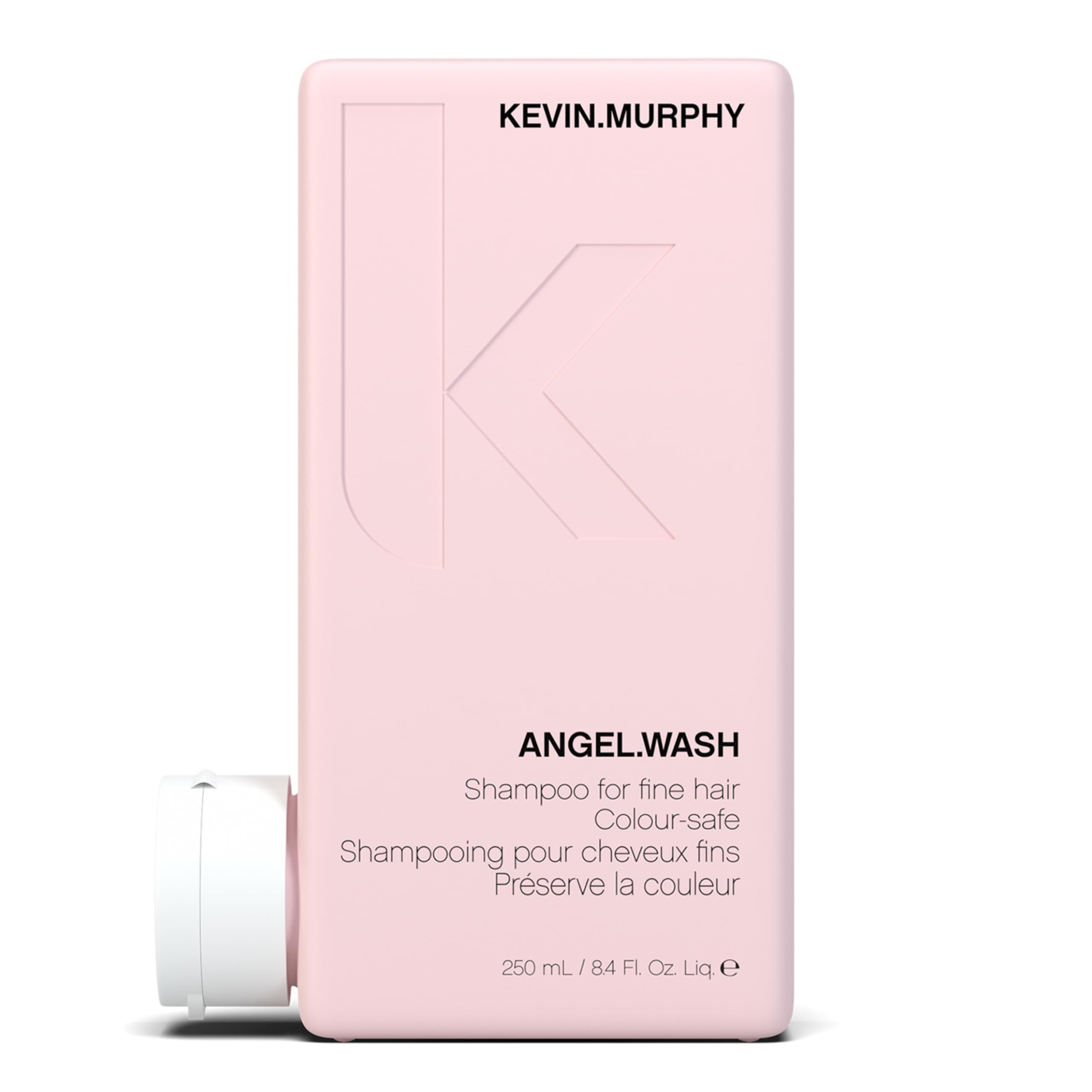 KEVIN.MURPHY front bottle of ANGEL.WASH showing packaging and brand benefits