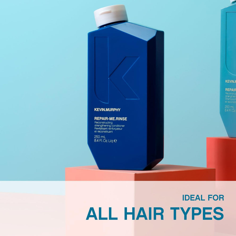 KEVIN.MURPHY before and after hair comparison showing visible shine and strength benefit
