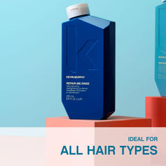 KEVIN.MURPHY before and after hair comparison showing visible shine and strength benefit