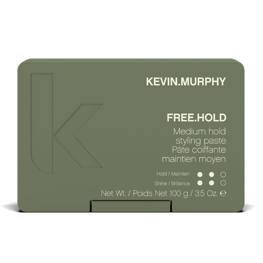 KEVIN.MURPHY front packaging showing label and 100g jar benefit: clear product ID