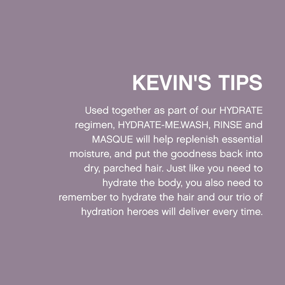 KEVIN.MURPHY 250ml bottle next to ruler illustrating compact travel-friendly size