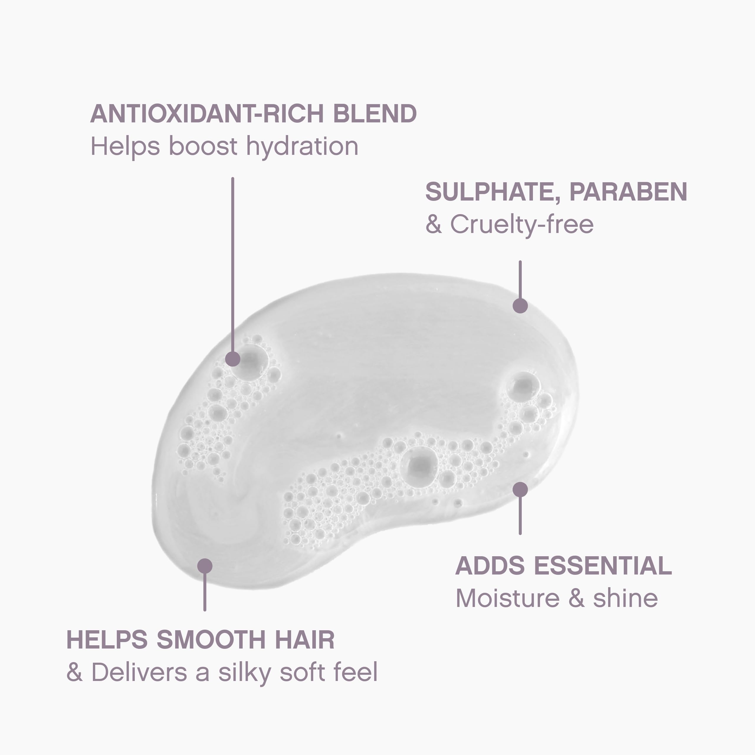 KEVIN.MURPHY shampoo texture on skin showing rich emollient feel and softness