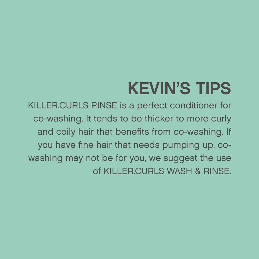 KEVIN.MURPHY conditioner being applied in shower for easy application