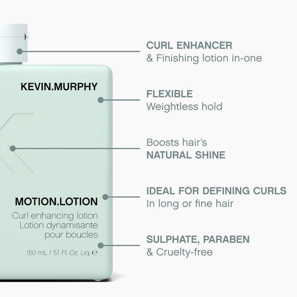 KEVIN.MURPHY lotion on hand demonstrating easy spread and absorption benefit