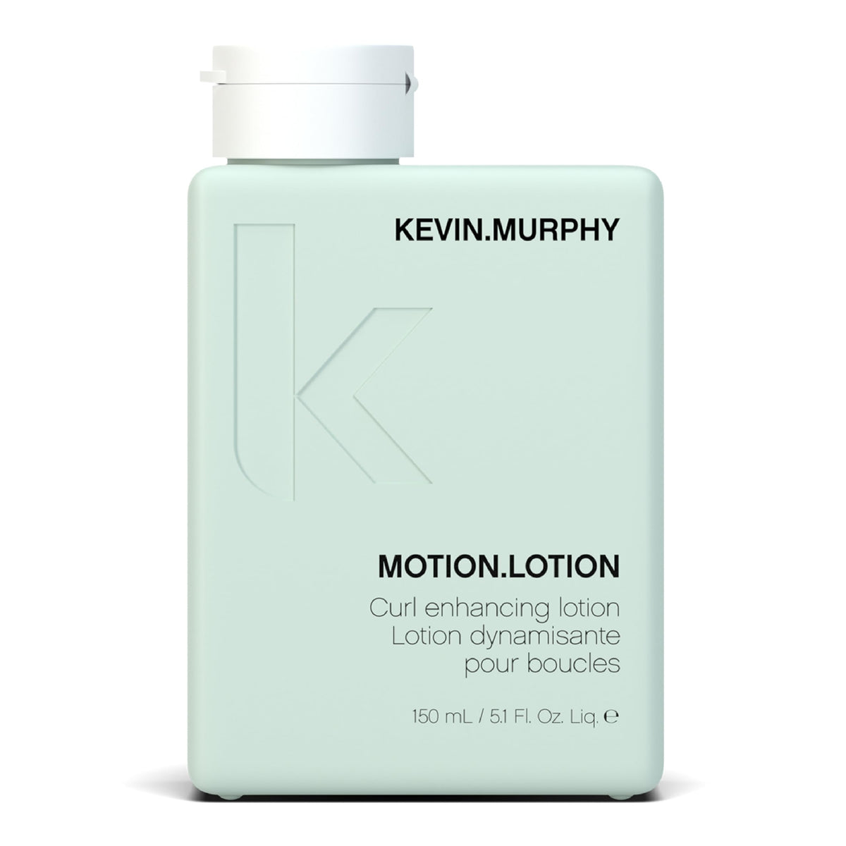 KEVIN.MURPHY bottle front shot showing label and compact size for travel