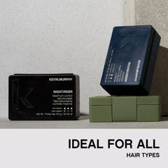 KEVIN.MURPHY paste on fingers showing pliable application benefit