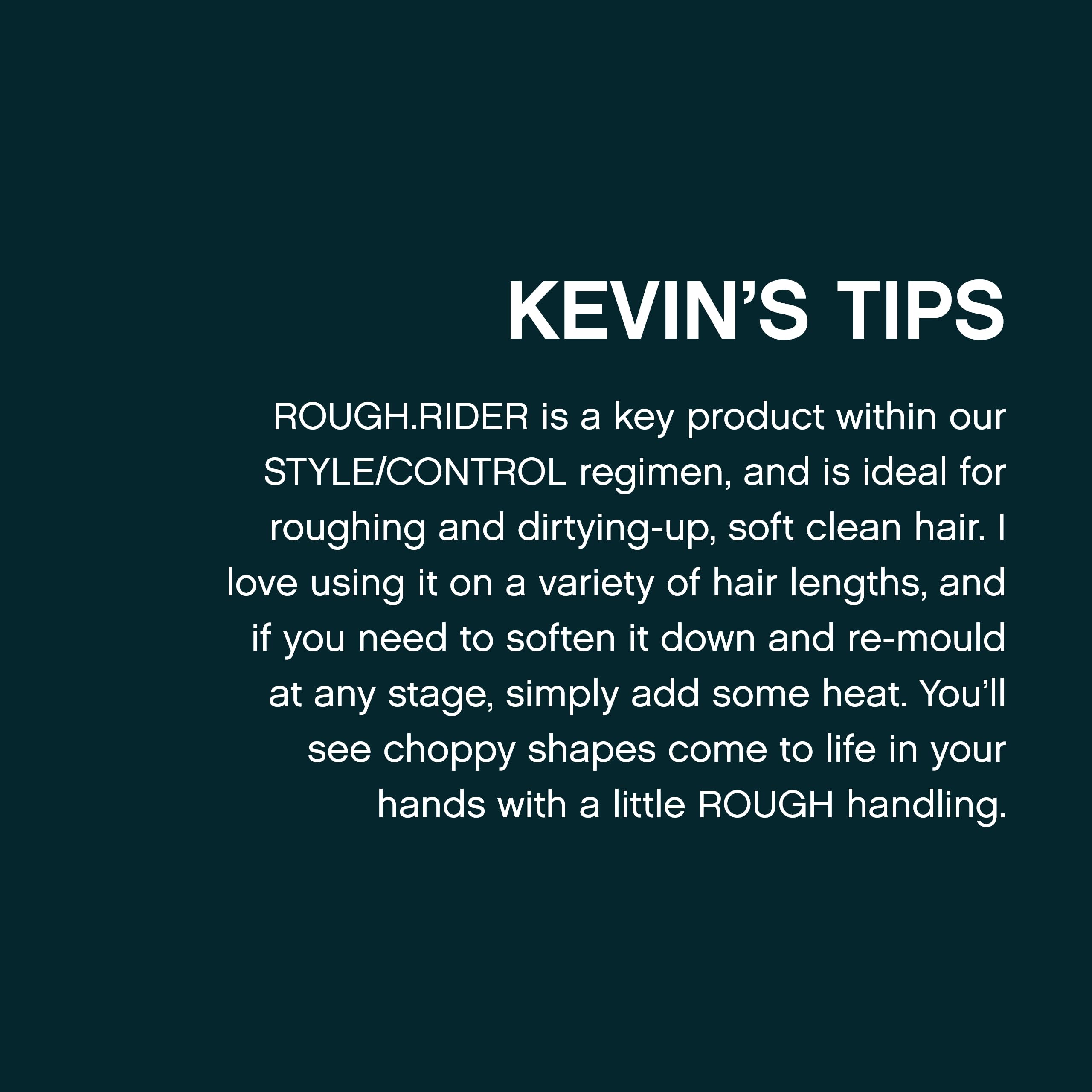 KEVIN.MURPHY product label and ingredients list highlighting sulphate-free benefit