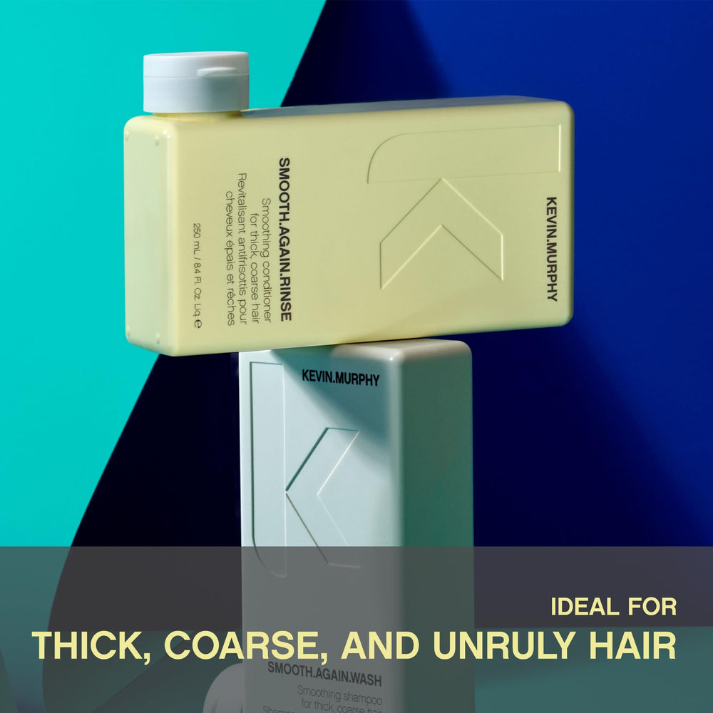 KEVIN.MURPHY before and after hair comparison showing reduced frizz