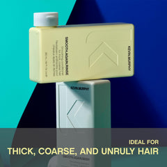 KEVIN.MURPHY before and after hair comparison showing reduced frizz